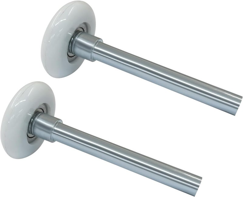 OSVJE 2 Pcs 1.8" Nylon Garage Roller 4" Stem,Quiet Garage Wheels for Smooth and Durable Garage Track Replacement, High Load Capacity. - Image 5